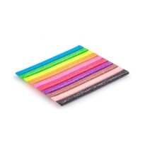PLASTILINA C10 BARRAS GLITTER COLORES PELIKAN C40