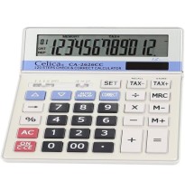 CALCULADORA ESCRIT. CELICA CA-2626CC BLANCA 12DIG C40