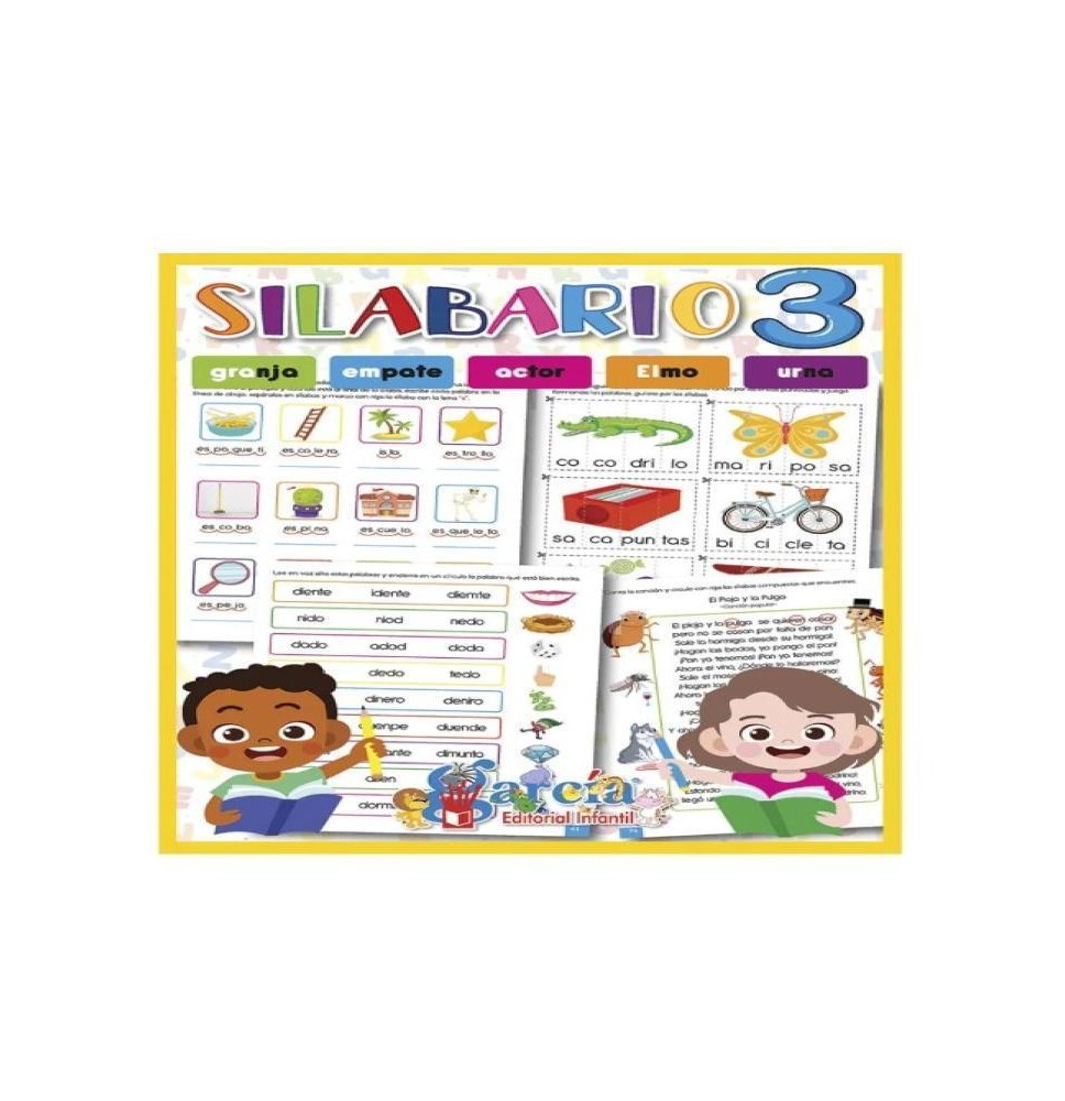 LIBRO ACT. EDU. SILABARIO 3 1334 1T C48