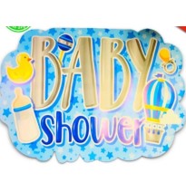 LETRERO BABY SHOWER MEGA NIÑO 2025 PADI BOLSA C1 PZA. E25