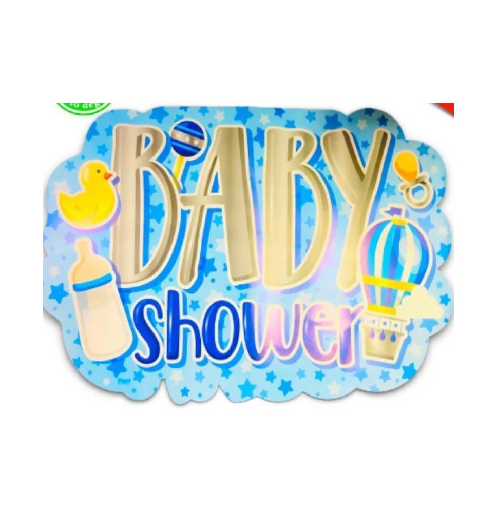 LETRERO BABY SHOWER MEGA NIÑO 2025 PADI BOLSA C1 PZA. E25