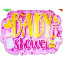 LETRERO BABY SHOWER MEGA NIÑA 2026 PADI BOLSA C1 PZA. E25