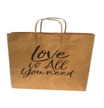 BOLSA KRAFT GDE. AMOR SLIC. DIPAK E.10 C.100