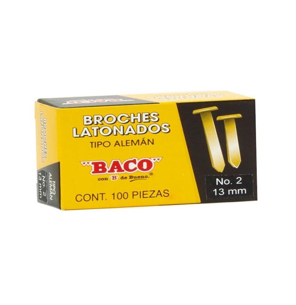 BROCHE ALEMAN 2 BACO CAJA C100 C.50