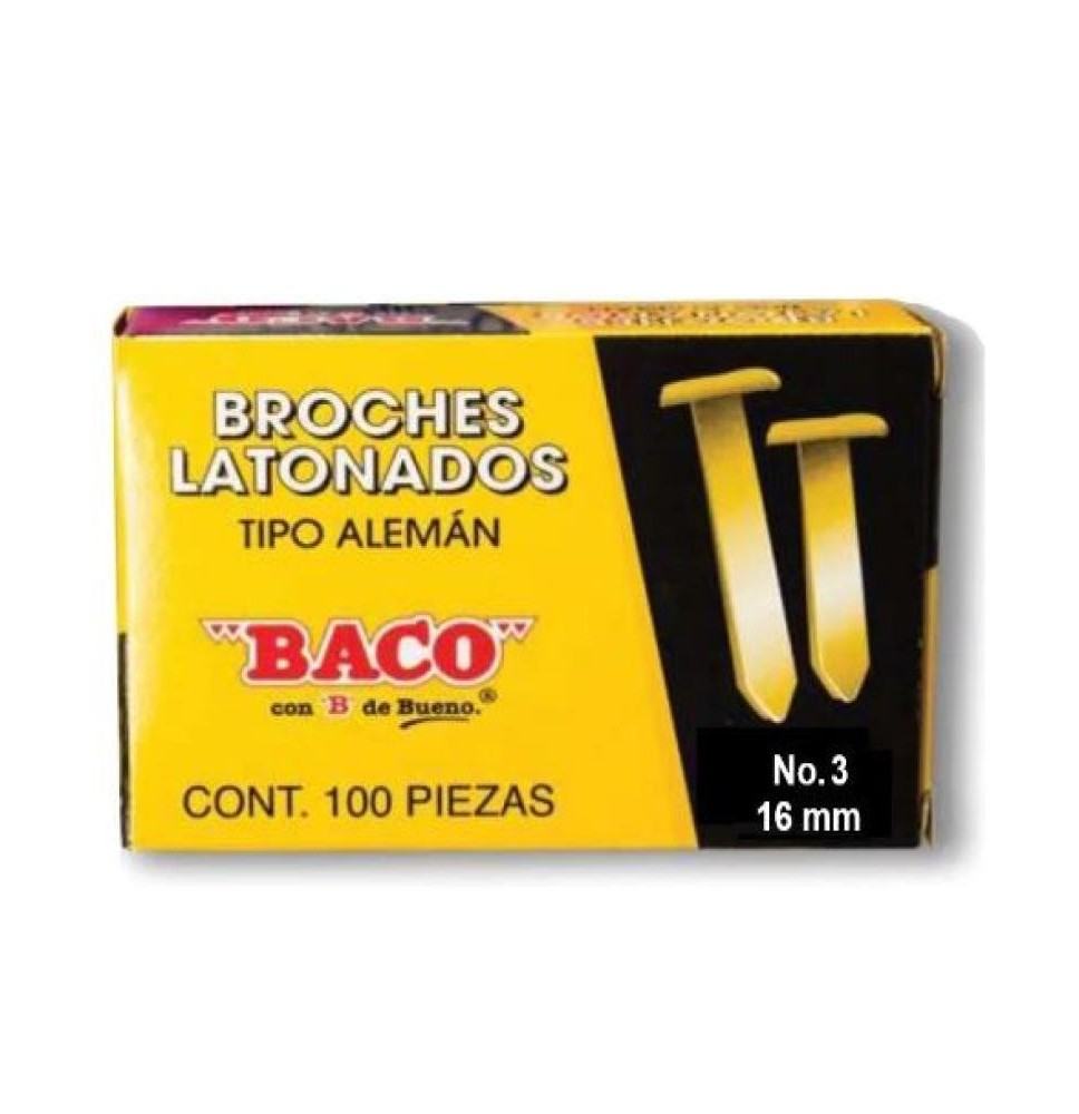 BROCHE ALEMAN 3 BACO CAJA C100 C.50