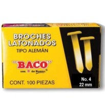 BROCHE ALEMAN 4 BACO CAJA C100 C.50