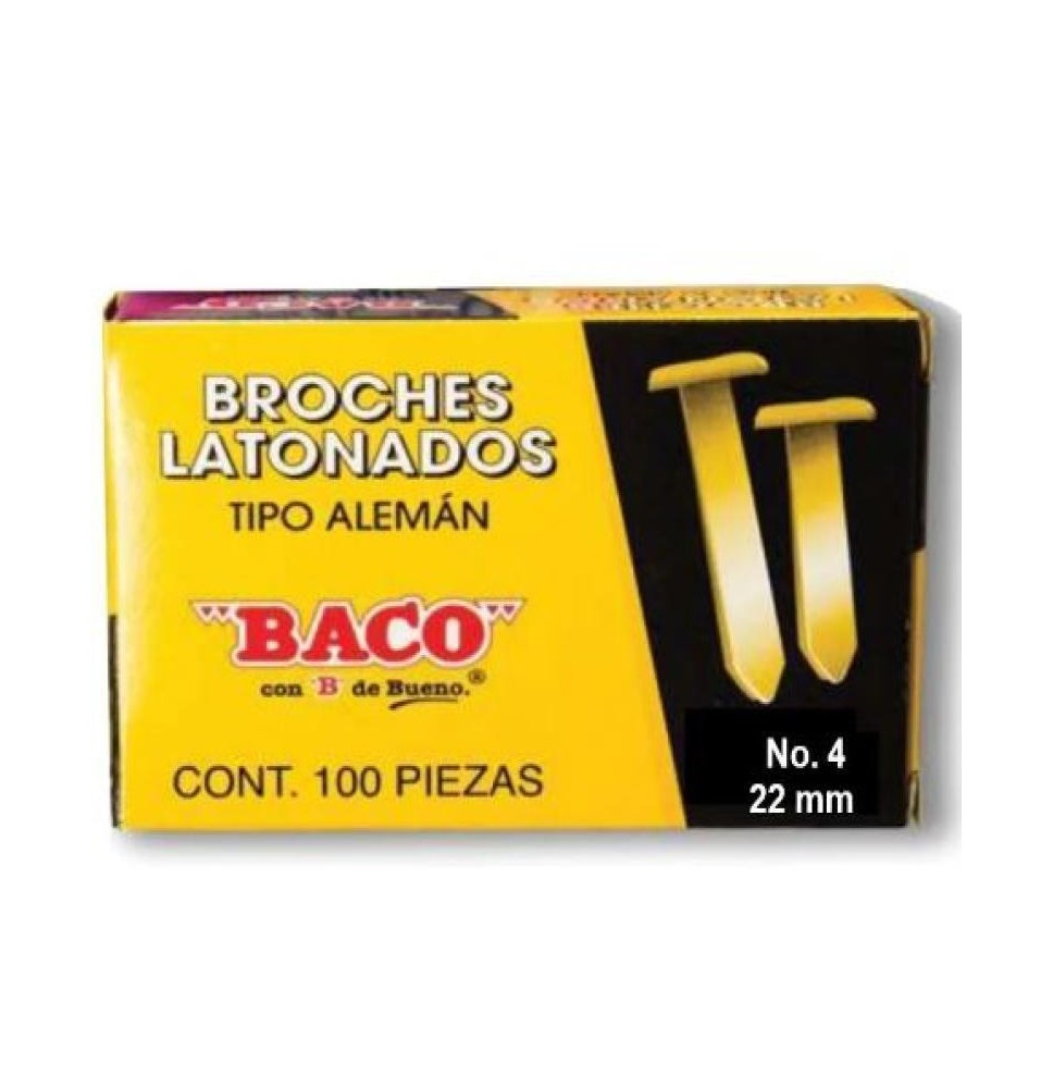 BROCHE ALEMAN 4 BACO CAJA C100 C.50