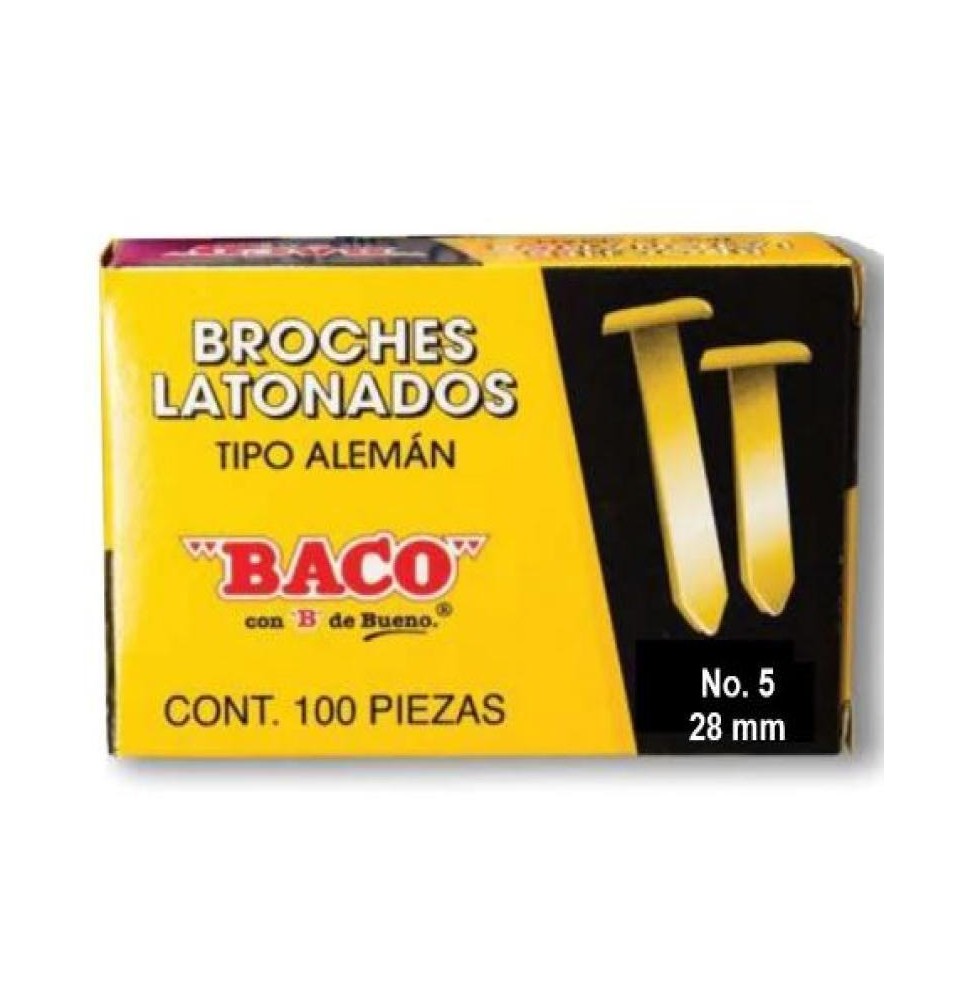BROCHE ALEMAN 5 BACO CAJA C100 C.25