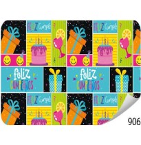 PAPEL COUCHE CUMPLEAÑOS PADI 50X70 CM. E.25 C500