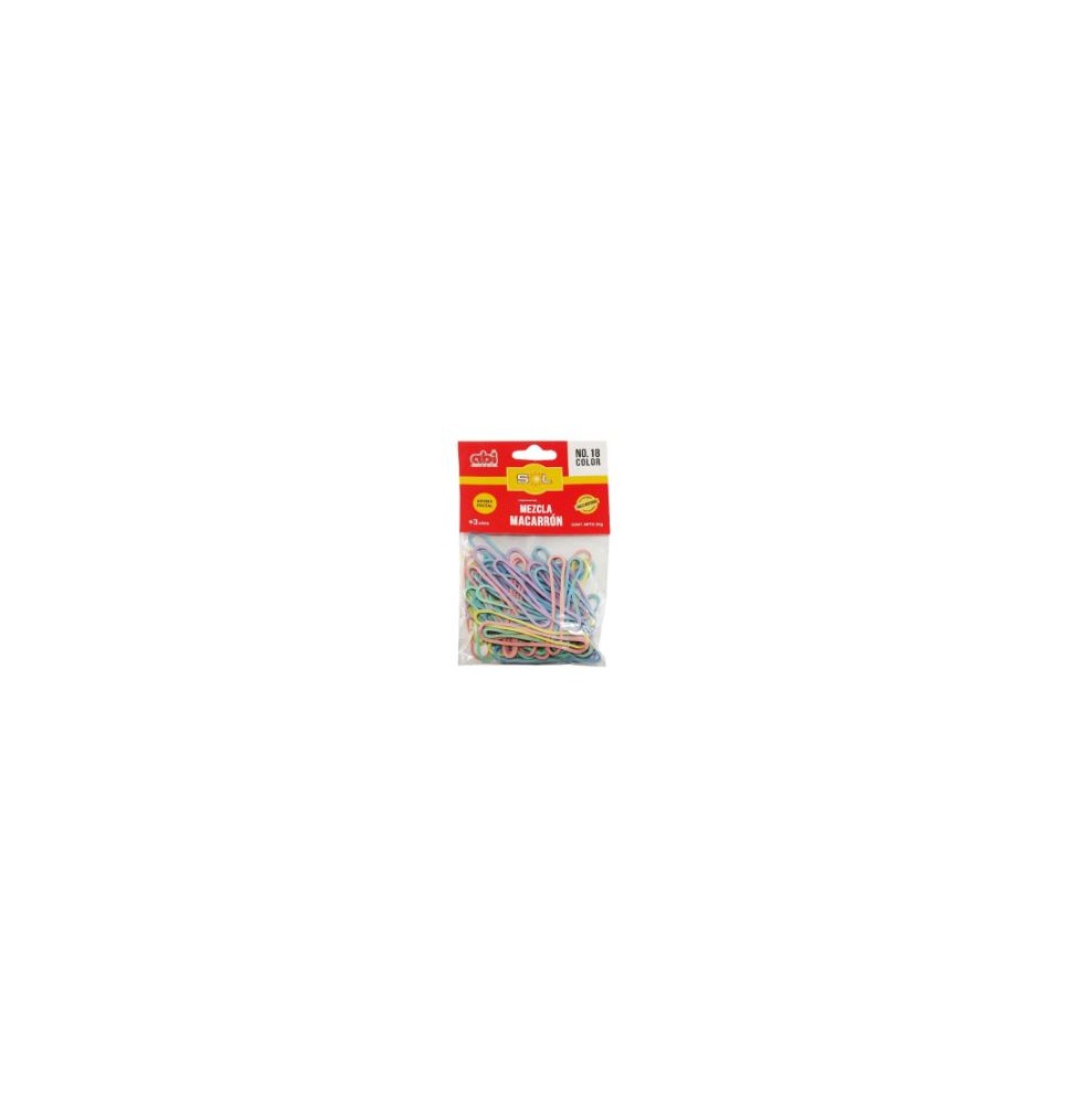 LIGAS SOL MACARRON CAROMA 18 BOLSA 30GRS C.60