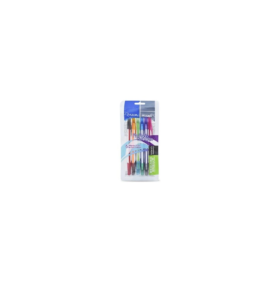 BOLIGRAFOS PIN POINT DUO COLORES SURTIDOS BL. C6 C24