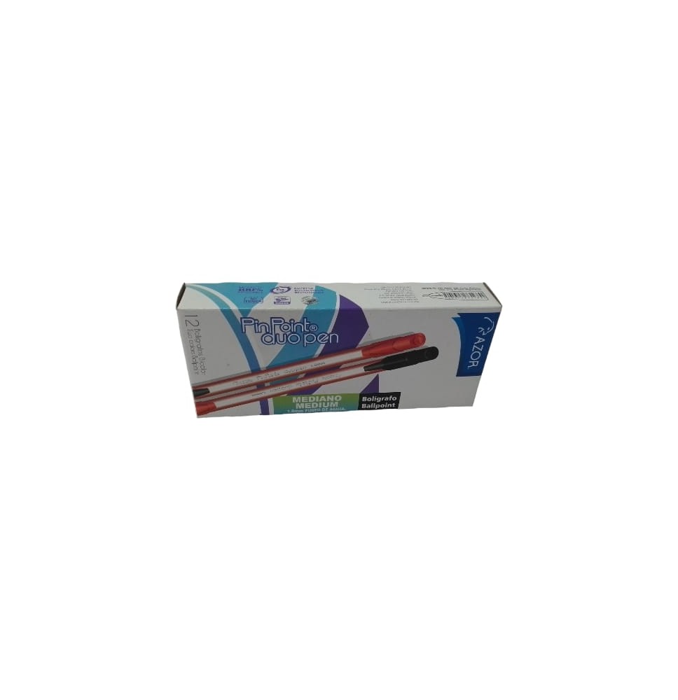 BOLIGRAFO PIN POINT DUO NEGROROJO E12C360