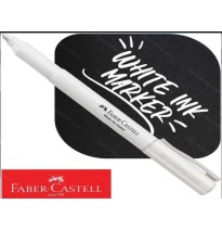 MARCADOR PERM. DELGADO 2.2 MM PLAST. FABER BLANCO 76