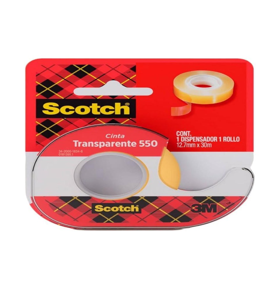 CINTA ADH. CDESP. 12X30M. SCOTCH 550 3M C.12 C.24
