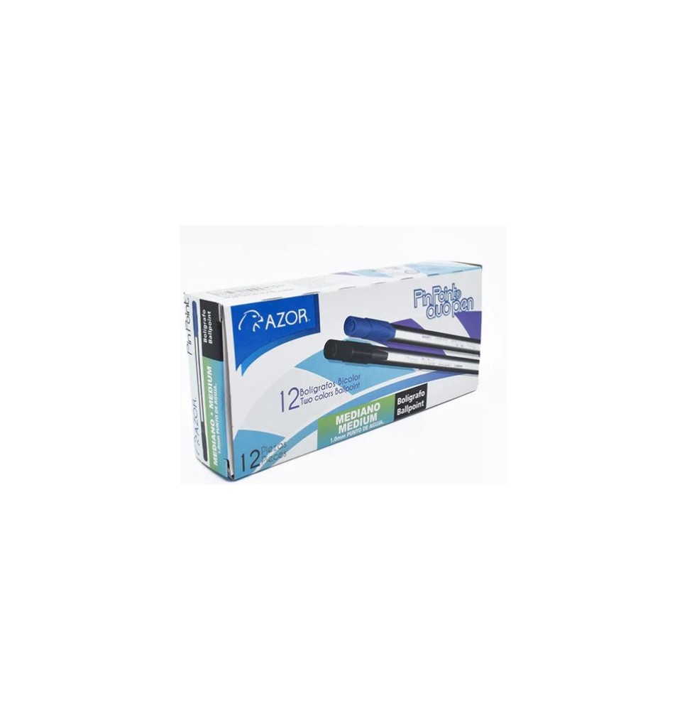 BOLIGRAFO PINPOINT DUO NEGROAZUL E12C360
