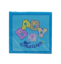 SERVILLETAS DEC. DE PAPEL BABY SHOWER PAQ. C20 PZA C.10