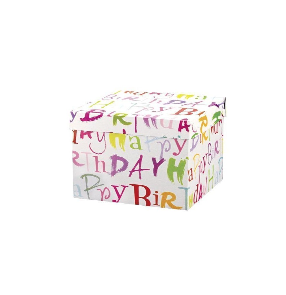 CAJA CUBO FELICIDADES SLIC. GOSTECH 3 20X20X20CM. E10
