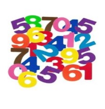 FOAMY ADHESIVO NUMEROS DIX MOD.4105 E.12