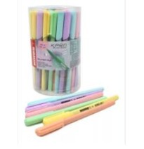 BOLIGRAFO K PEN KORES 1.0 MM BOTE C50 MIX PAST.TIN.AZUL E.6