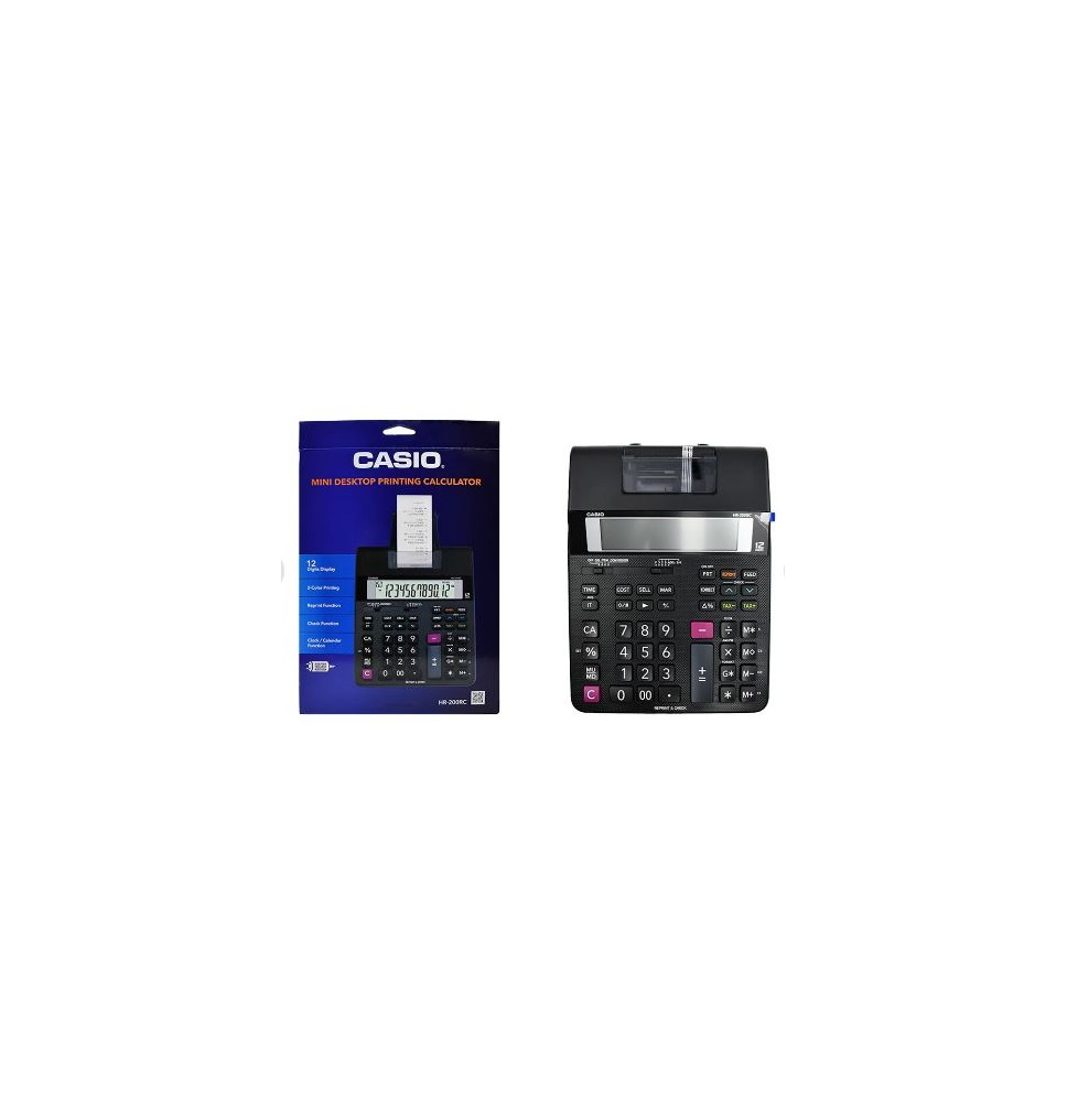 CALCULADORA ESCRIT. CROLLO CASIO HR-200RC C4