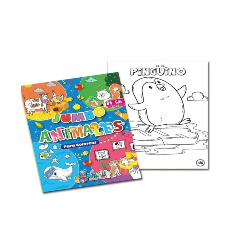 LIBRO PCOLOREAR JUMBO ACT ED ANIMALES GARCIA 1T 1213 C.48