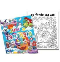 LIBRO PCOLOREAR JUMBO ACT ED FANTASIA GARCIA 1T 1214 C.48