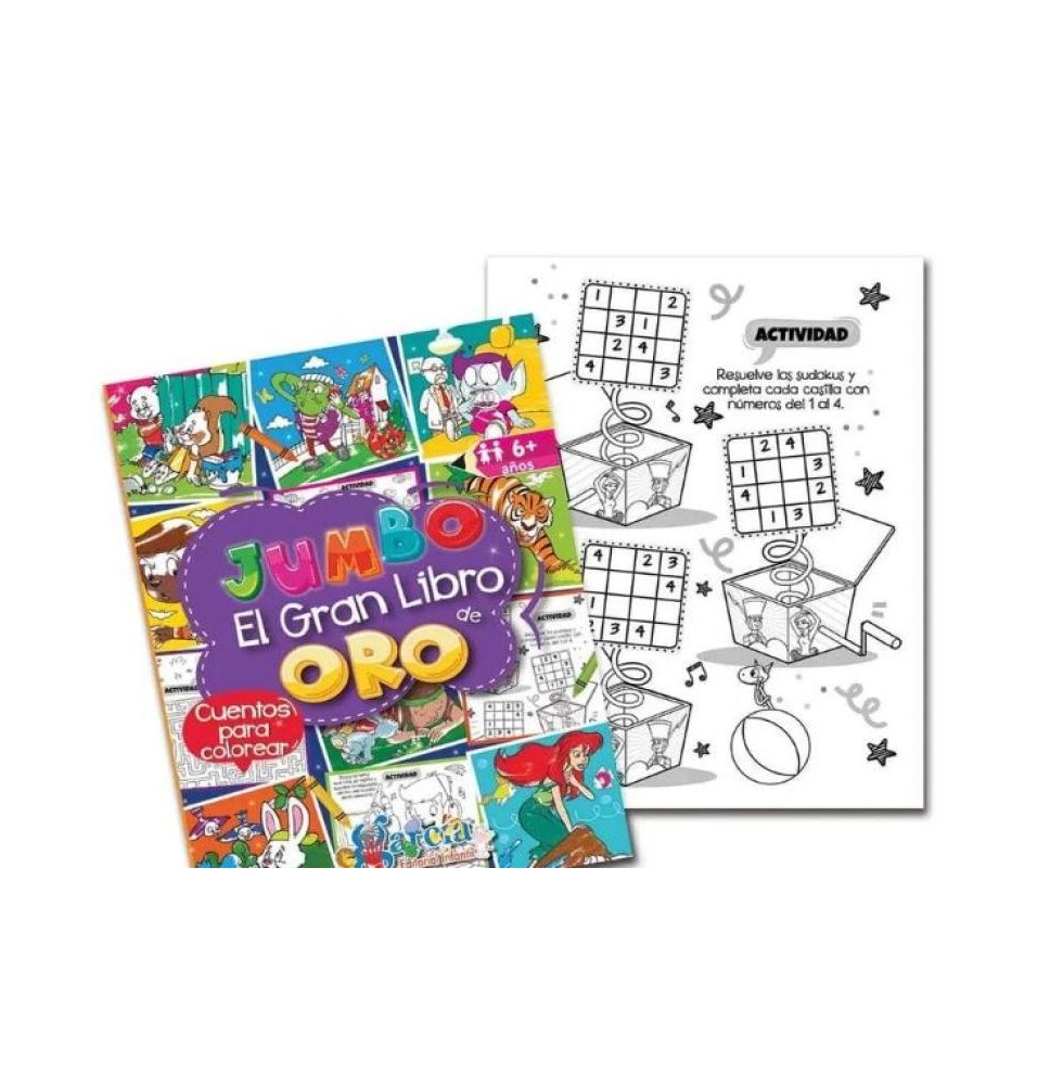 LIBRO PCOLOREAR JUMBO ACT EL GRAN LIBRO DE ORO 1228 C.48