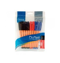 BOLIGRAFO PIN POINT AZOR 0.7MM BOLSA C10 PZAS. SURT C.24
