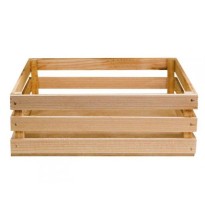HUACAL MEDIANO DE MADERA 10X15CM 3 TIRAS CONFETTI C.50