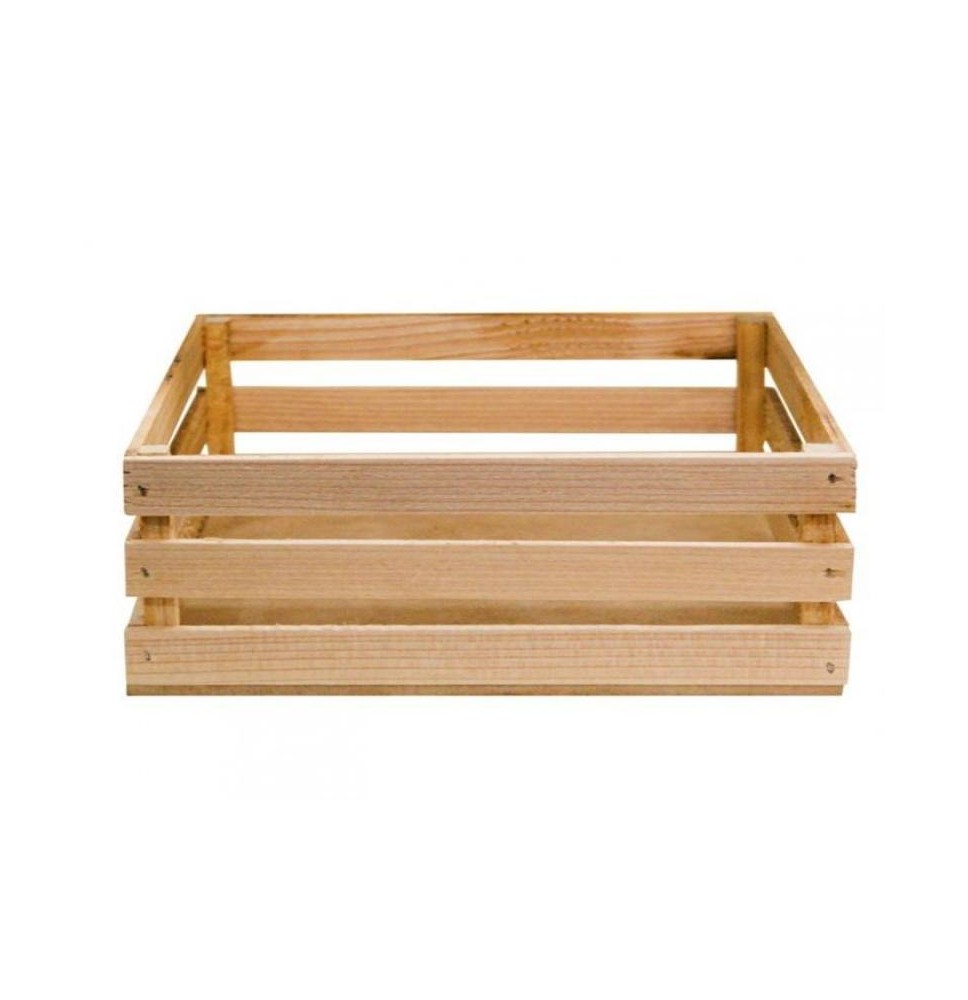HUACAL MEDIANO DE MADERA 10X15CM 3 TIRAS CONFETTI C.50