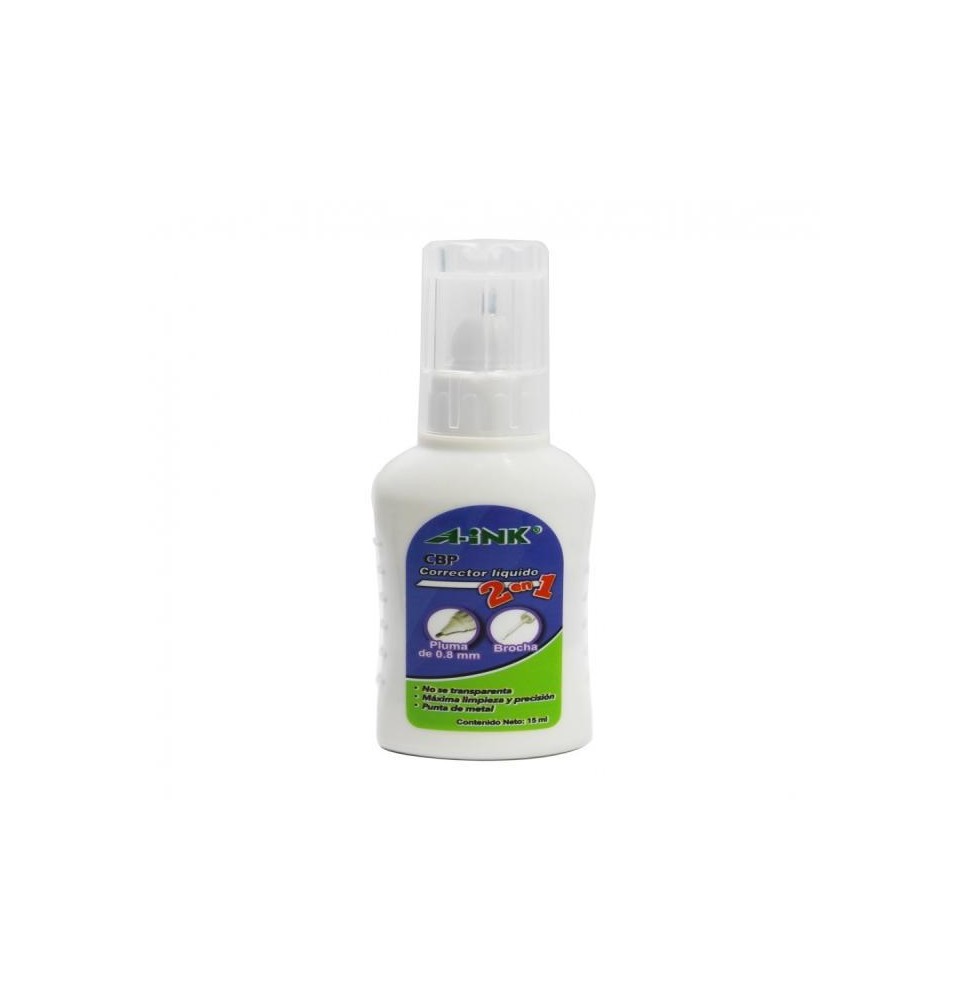 CORRECTOR LIQUIDO 2 EN 1 CBP-12 A-INK 15ML E12 C144
