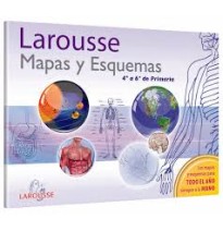 LIBRO MAPAS Y ESQUEMAS 4 A 6 PRIM. 1162 LAROUSSE C.80