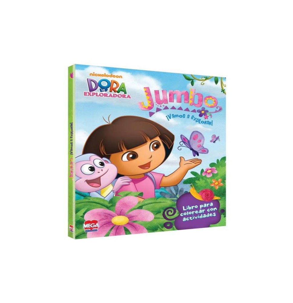 LIBRO PCOLOREAR JUMBO DORA MEGA 1T 6541 C.28