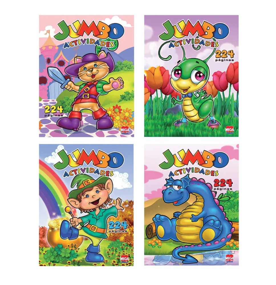 LIBRO PCOLOREAR JUMBO ACTIVIDADES 6777 MEGA 112H. .2T 28
