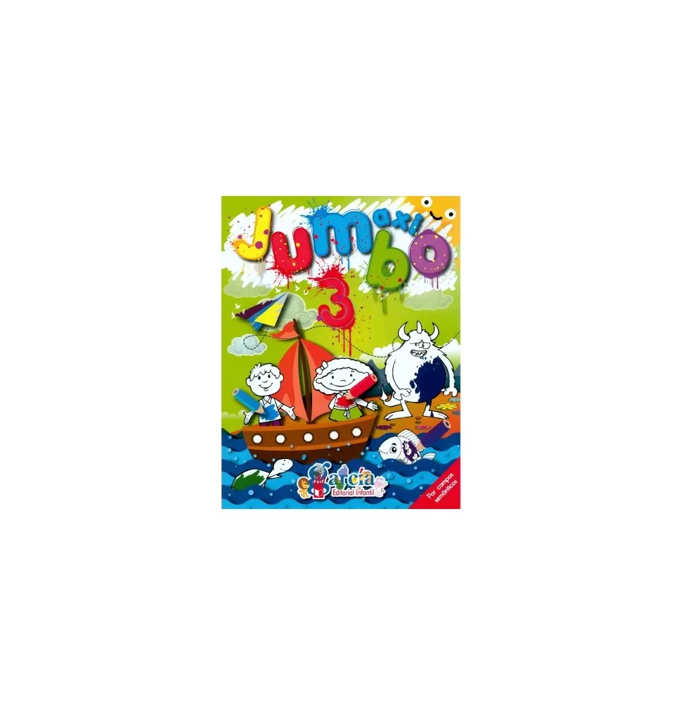 LIBRO PCOLOREAR MAXI-JUMBO ACT. EDU. GARCIA 3 C.30