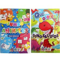 LIBRO PCOLOREAR JUMBO ACT ED PALABRAS INGLES GARCIA 1T1212