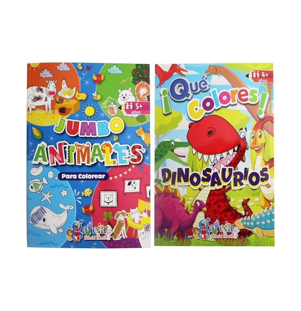 LIBRO PCOLOREAR JUMBO ACT ED PALABRAS INGLES GARCIA 1T1212