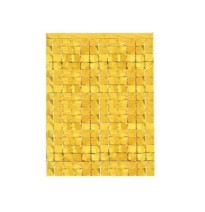 CORTINA METALICA PANEL DORADO FIESTA 91X240 E.10