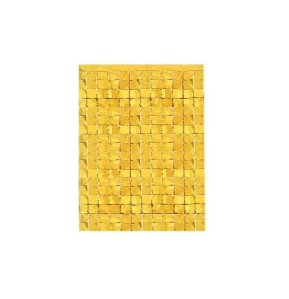 CORTINA METALICA PANEL DORADO FIESTA 91X240 E.10