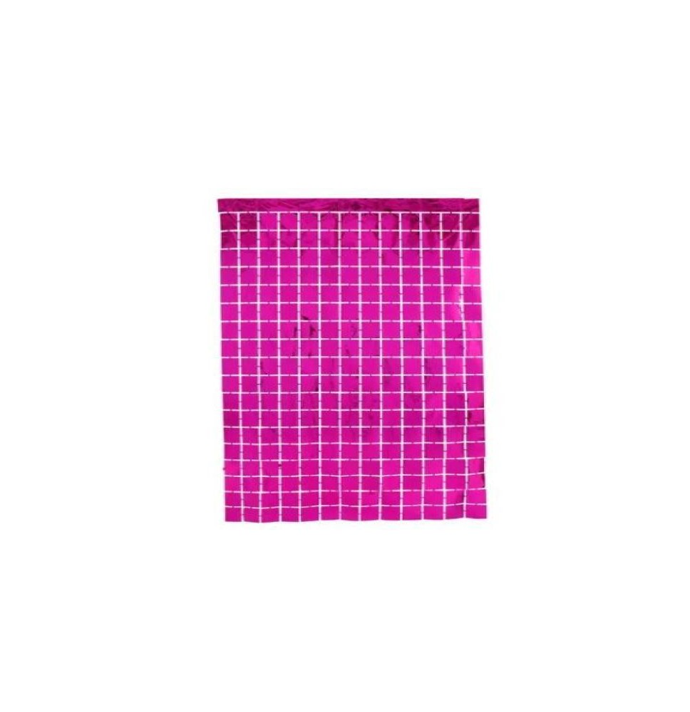 CORTINA METALICA PANEL MAGENTA FIESTA 91X240 E.10