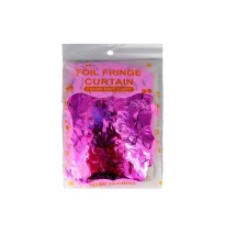 CORTINA METALICA ONDAS MAGENTA FIESTA E.12