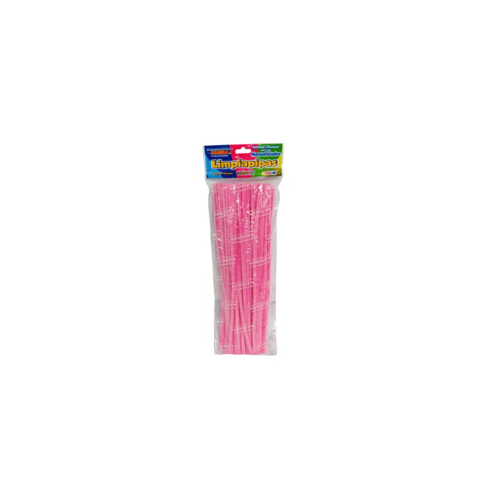 LIMPIAPIPAS BOL. C100 PZ. ROSA PASTEL PASCUA C.100