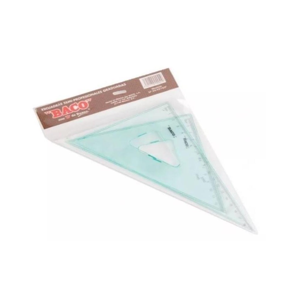 JGO. ESCUADRAS SEMIPROF. 30CM. 4560 BACO CG. SB. BL.E1