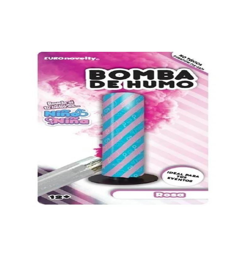 BOMBA DE HUMO BABY ROSA EURO E.6