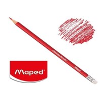 LAPIZ CHEQUEO MAPED ROJO CBORRADOR TRIANGULAR E.12 C.144