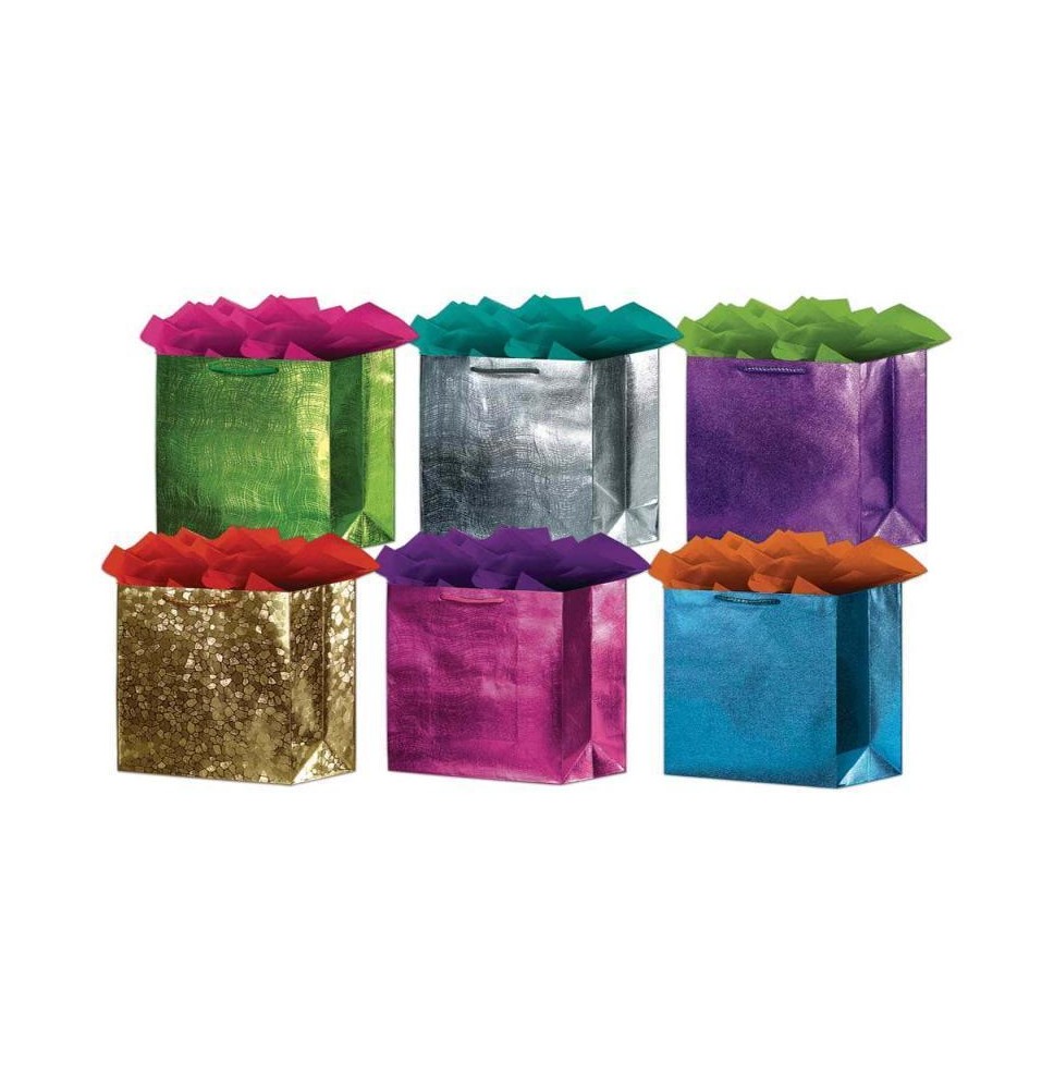 BOLSA GDE. TEXTURAS METAL PADCOLOR E.12