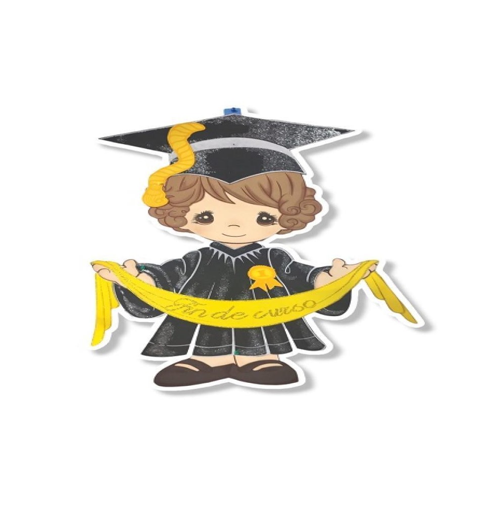 MAXIPOSTER NIÑA GRADUADA 42.5X105CM 3097 PADCOLOR 1PZA E.25
