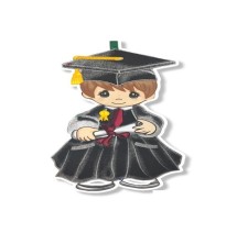 MAXIPOSTER NIÑO GRADUADO 42.5X105CM 3096 PADCOLOR 1PZA E.25