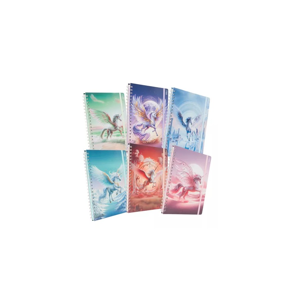 CUADERNO BOOK UNICORNIO PRINTAFORM RAY ESP.100H. C.12