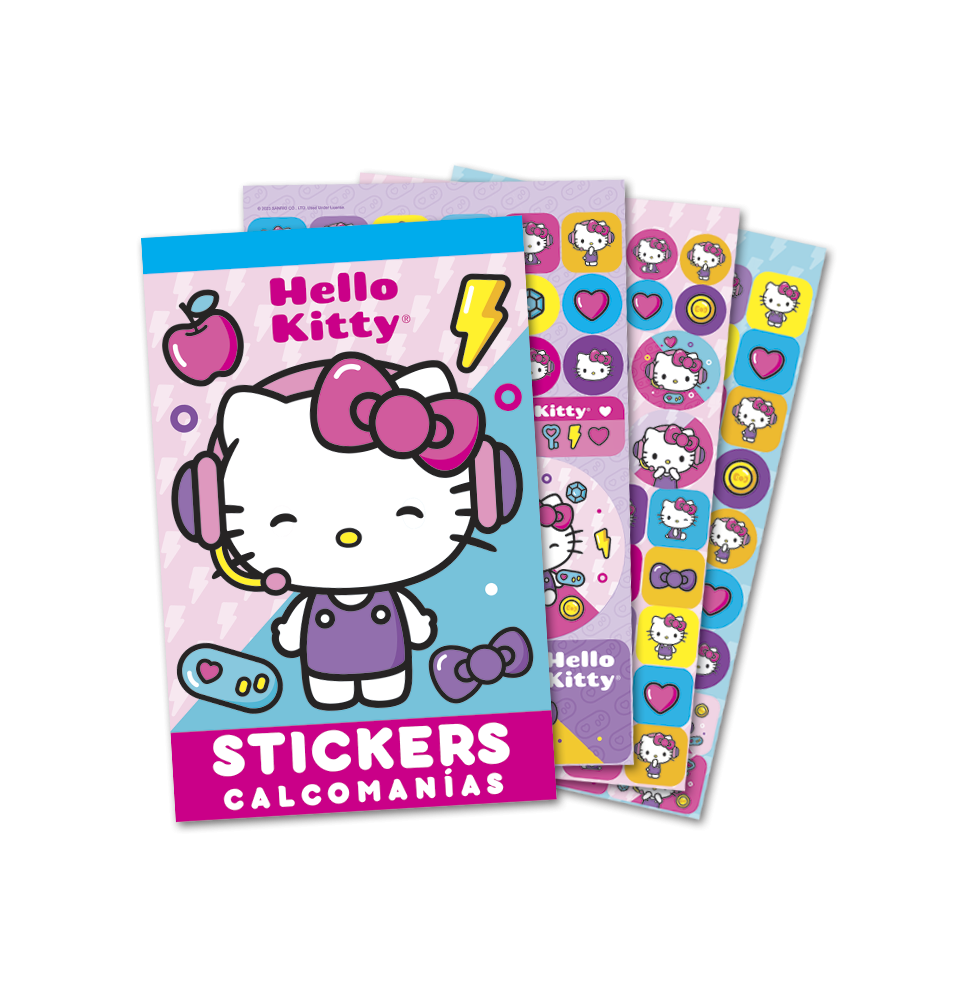 BLOCK CALCOMANIA HELLO KITTYKUROMI GRANMARK C6H. E.12